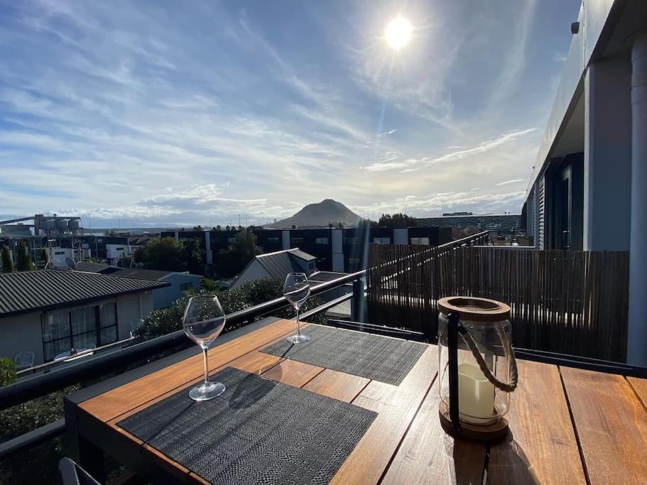 Sunset Apartment, Mount Views, Pool, Gym, Hot Tub Mount Maunganui Luaran gambar